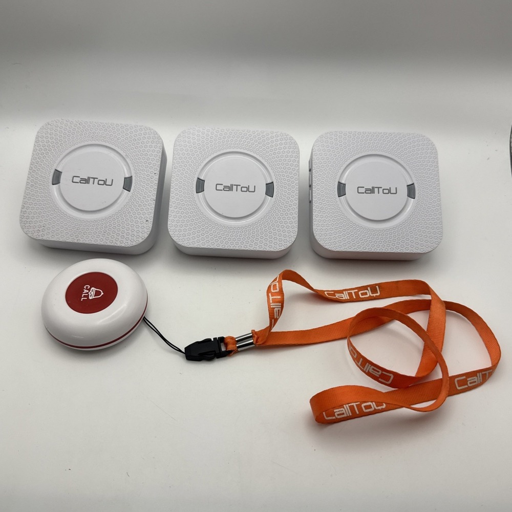 CallToU Wireless Caregiver Pager Call Button Nurse Alert Elderly Lot Of 1 & 3